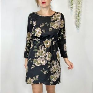 J. CREW FACTORY floral dress long sleeve 1465